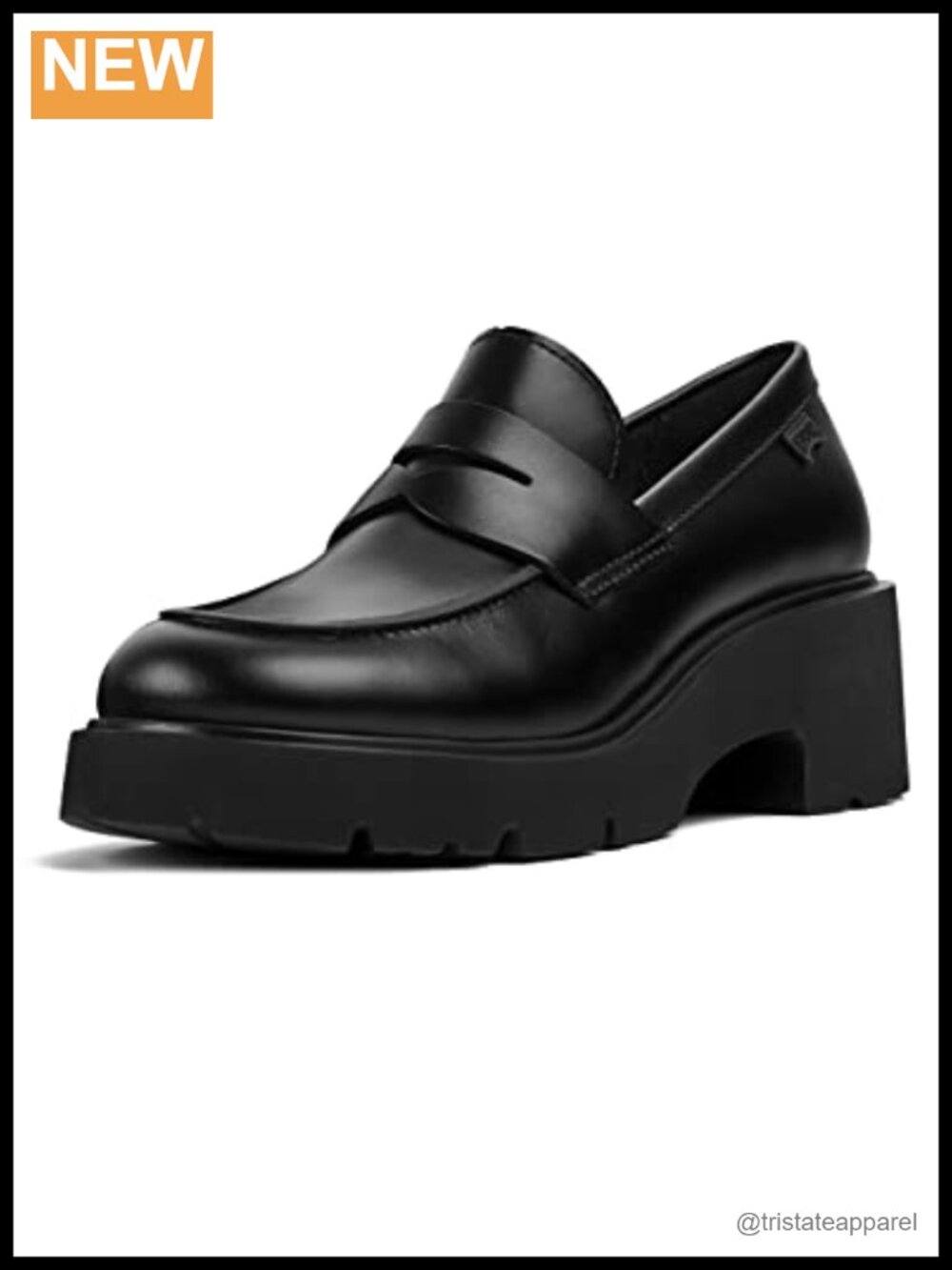 Camper Milah Leather Mocc Comfortable Work Shoes